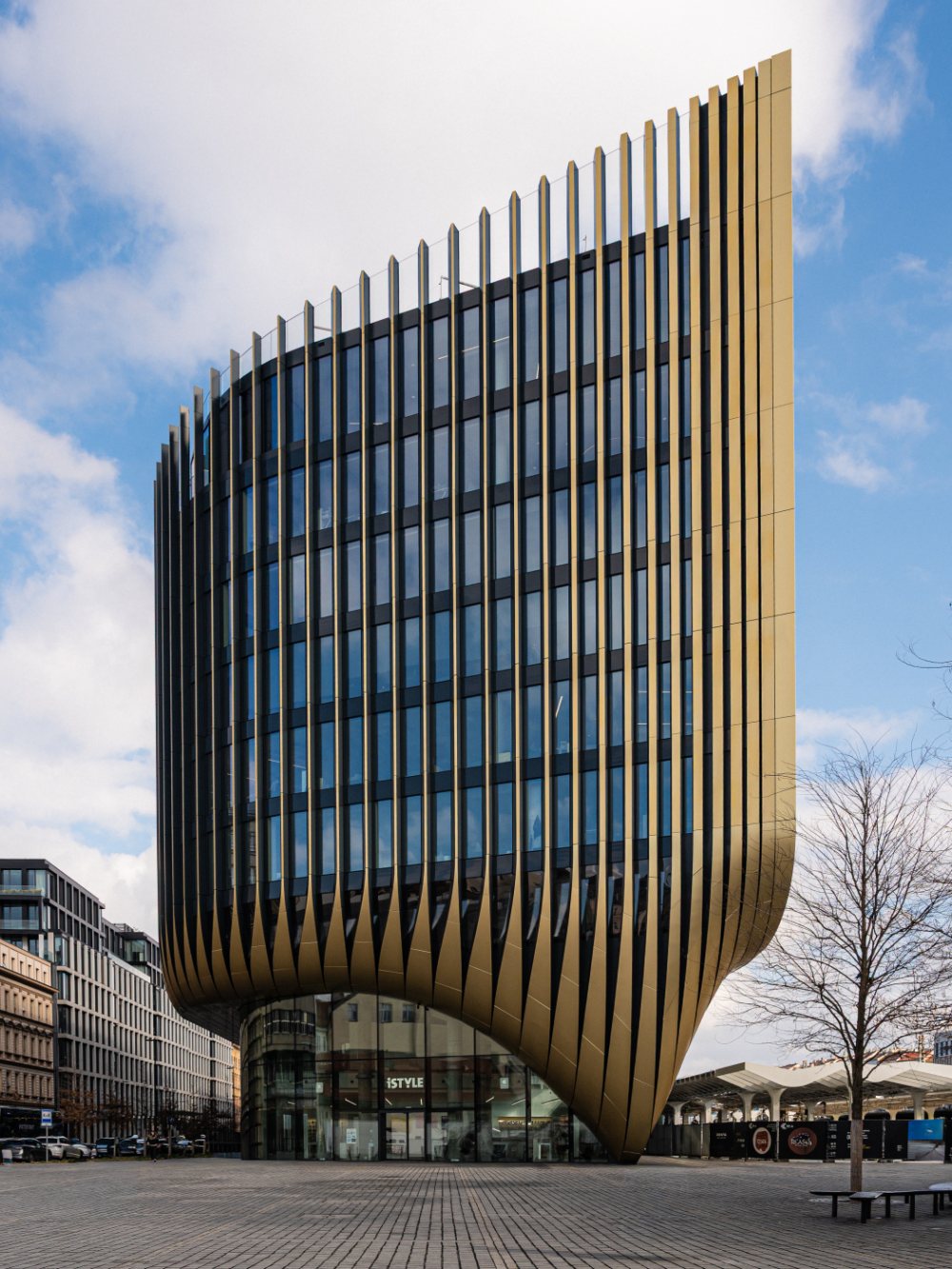 Masaryčka building by Zaha Hadid. Prague.